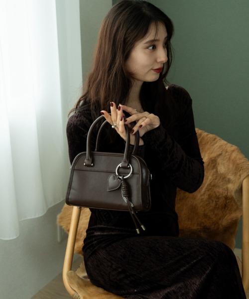 DEVICE GAL】Heart Tease 3連チャーム付き ヴィンテージライク 2way