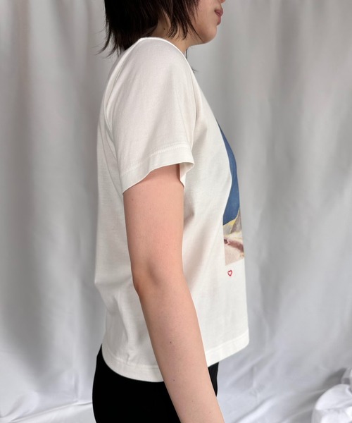 G.V.G.V.（ジーヴィージーヴィー）の「SKY BLUE IN RABBIT TEE（Tシャツ/カットソー・レディース・ホワイト・M/S）」の3枚目の写真