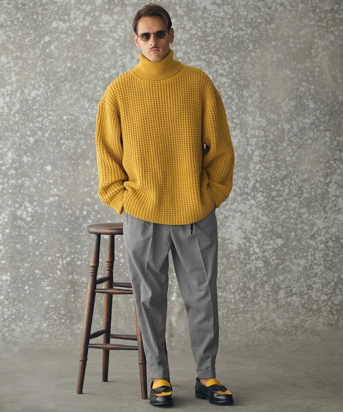 THEOREM(セオレム)の「mp14225- Turn up TR Tapered Pants テーパードスラックス パンツ(TRM25-P021A)(スラックス・メンズ・グレー/ブラック系その他/ネイビー・S/M/L/XL)」の19枚目の写真