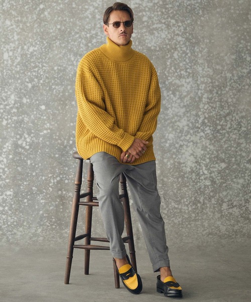THEOREM(セオレム)の「mp14225- Turn up TR Tapered Pants テーパードスラックス パンツ(TRM25-P021A)(スラックス・メンズ・グレー/ブラック系その他/ネイビー・S/M/L/XL)」の20枚目の写真