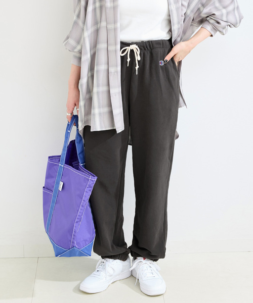 Champion(チャンピオン)の「ウォッシャブル / Champion/チャンピオン スウェットパンツ(その他パンツ・レディース・ブラック/チャコールグレー/ナチュラル・MEDIUM)」の1枚目の写真