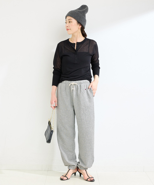 Champion(チャンピオン)の「ウォッシャブル / Champion/チャンピオン スウェットパンツ(その他パンツ・レディース・ブラック/チャコールグレー/ナチュラル・MEDIUM)」の18枚目の写真