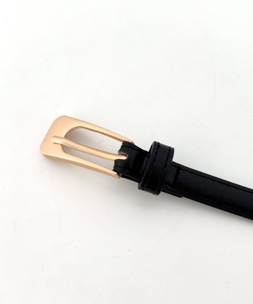 LOVALOT（ラバロット）の「フェイクレザーシンプル細ベルト（ベルト・レディース・ブラック/ダークブラウン/パープル/ベージュ・FREE）」の20枚目の写真