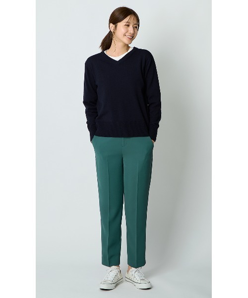 AOYAMA（アオヤマ）の「わたしの推しパン　テーパードパンツ（その他パンツ・レディース・ダークグリーン・LL/L/M/S）」の2枚目の写真