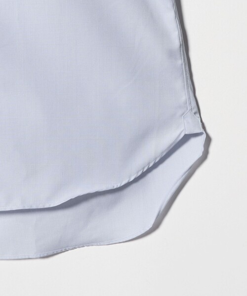 UNITED ARROWS(ユナイテッドアローズ)の「イージーケア AG グレンプレイド セミワイド クレリックカラーシャツ 抗菌防臭(ビジネスシャツ・メンズ・ライトグレー・41cm/38cm/39cm/40cm)」の6枚目の写真