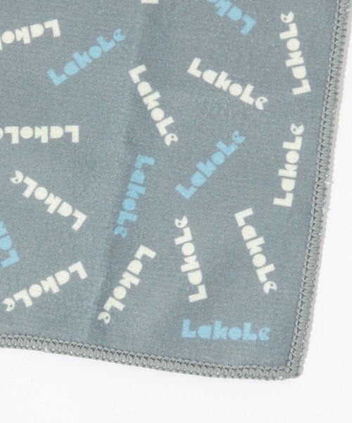 LAKOLE（ラコレ）の「【らこれキッズ】ブロックロゴおしぼり&ケース /599202（お弁当箱・キッズ・チャコール/アイボリー・FREE）」の16枚目の写真