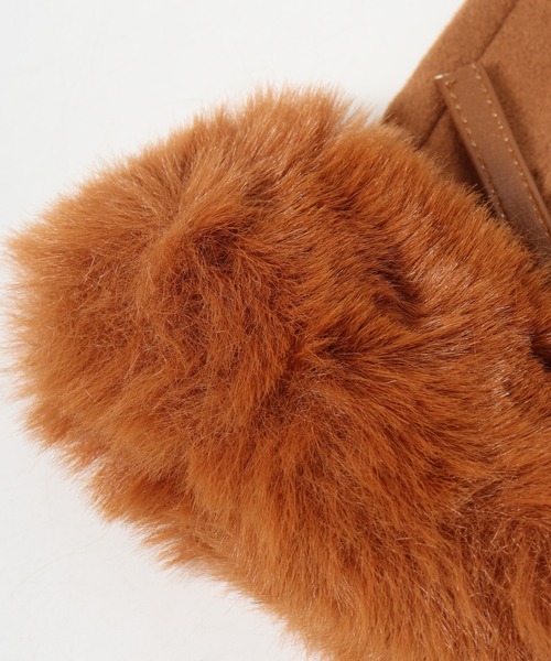 FUNALIVE（ファンアライブ）の「カラフルリボンシャムード手袋（手袋・レディース・サックスブルー/カーキ/ワイン/ブラック/マスタード/オレンジ/モカ/マジェンタ/グレー/ピンク/ブラウン/パープル/ベージュ・FREE）」の21枚目の写真