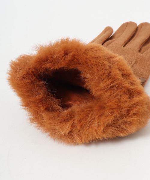 FUNALIVE（ファンアライブ）の「カラフルリボンシャムード手袋（手袋・レディース・サックスブルー/カーキ/ワイン/ブラック/マスタード/オレンジ/モカ/マジェンタ/グレー/ピンク/ブラウン/パープル/ベージュ・FREE）」の22枚目の写真