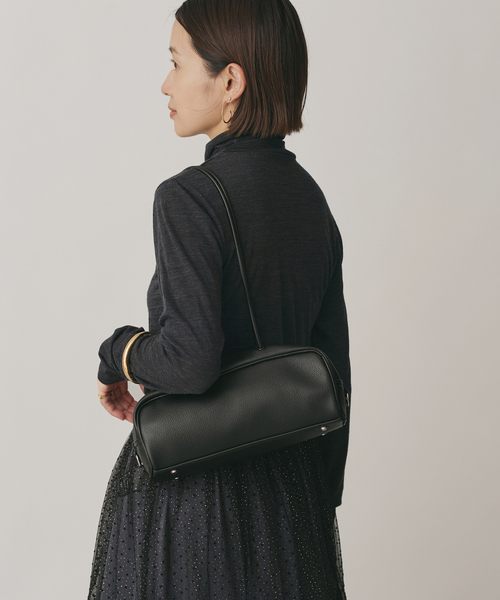 IENA（イエナ）の「《追加》Super120’s ウールタートルプルオーバー（Tシャツ/カットソー・レディース・ホワイト/チャコールグレー/レッド・FREE）」の10枚目の写真