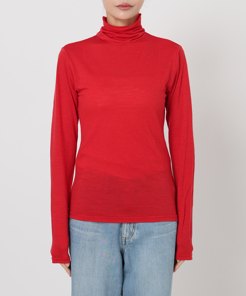 セール】《追加》Super120's ウールタートルプルオーバー（Tシャツ