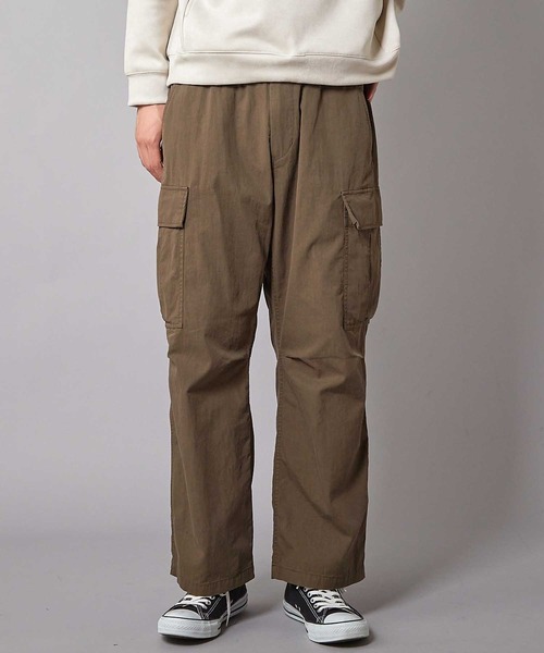 UNION STATION（ユニオンステーション）の「リラックスフィットイージーカーゴパンツ（カーゴパンツ・メンズ・カーキ/ブラック/ブラウン・M/L/S）」の4枚目の写真