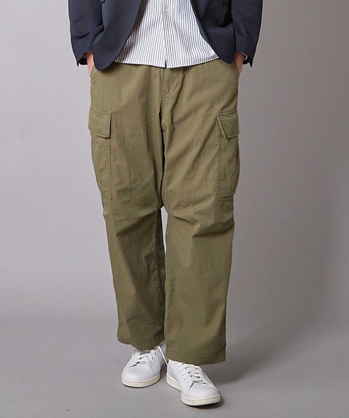 UNION STATION（ユニオンステーション）の「リラックスフィットイージーカーゴパンツ（カーゴパンツ・メンズ・カーキ/ブラック/ブラウン・M/L/S）」の9枚目の写真