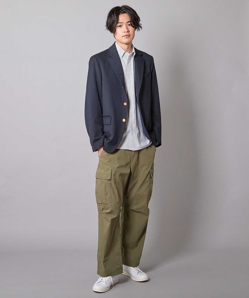 UNION STATION（ユニオンステーション）の「リラックスフィットイージーカーゴパンツ（カーゴパンツ・メンズ・カーキ/ブラック/ブラウン・M/L/S）」の11枚目の写真