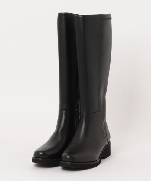 Composition9(コンポジションナイン)の「バックストレッチコンフォートロングブーツ(ブーツ・レディース・ブラック・24.5cm/24.0cm/23.5cm/23.0cm/22.5cm)」の1枚目の写真
