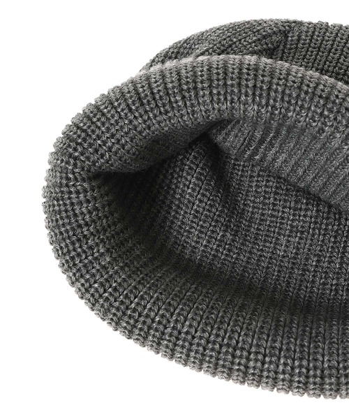 KIJIMA TAKAYUKI（キジマ　タカユキ）の「KIJIMA TAKAYUKI KNIT DECK CAP MKNY252901（ニットキャップ/ビーニー・レディース・ベージュ/グレー/ブラック・ONE SIZE）」の6枚目の写真