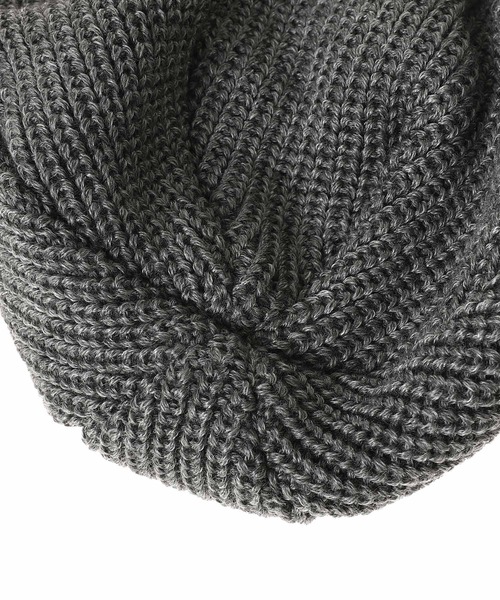 KIJIMA TAKAYUKI（キジマ　タカユキ）の「KIJIMA TAKAYUKI KNIT DECK CAP MKNY252901（ニットキャップ/ビーニー・レディース・ベージュ/グレー/ブラック・ONE SIZE）」の7枚目の写真