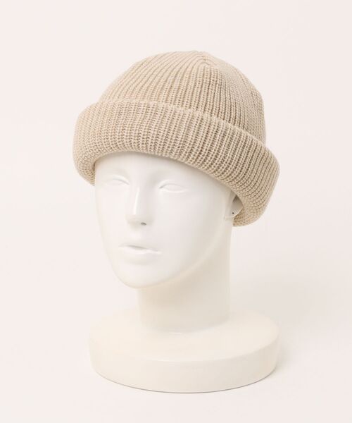 KIJIMA TAKAYUKI（キジマ　タカユキ）の「KIJIMA TAKAYUKI KNIT DECK CAP MKNY252901（ニットキャップ/ビーニー・レディース・ベージュ/グレー/ブラック・ONE SIZE）」の8枚目の写真