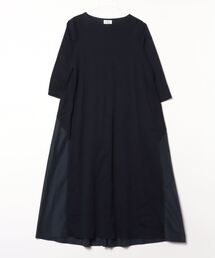 【未使用】LANVIN en Bleu ノーカラーワンピース M 中古・古着通販】LANVIN en Bleu (ランバンオンブルー) リネン