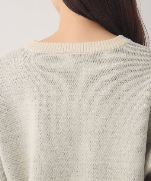 RETRO GIRL（レトロガール）の「アソートモチーフジャガードNT（ニット/セーター・レディース・ライトグレー/ブルー/オフホワイト/ブラウン・FREE）」の19枚目の写真