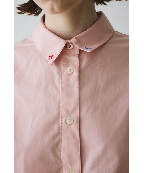 HeRIN.CYE（ヘリンドットサイ）の「Yes or No shirt　　イエスノーシャツ（シャツ/ブラウス・レディース・ピンク/イエロー/ブルー・FREE）」の10枚目の写真