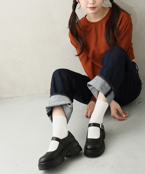 DEMETER（デメテル）の「厚底 タンクソール ストラップパンプス（パンプス・レディース・ブラック/ブラック系その他・S/M/L/LL）」の17枚目の写真