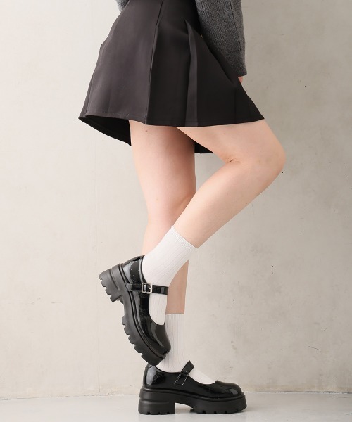 DEMETER（デメテル）の「厚底 タンクソール ストラップパンプス（パンプス・レディース・ブラック/ブラック系その他・S/M/L/LL）」の10枚目の写真
