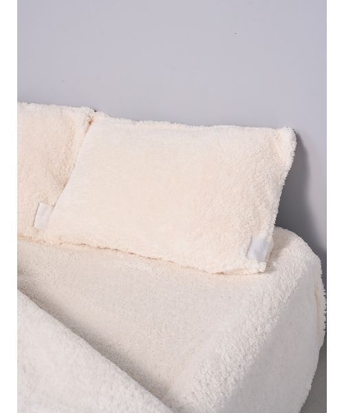 gelato pique Sleep(ジェラートピケスリープ)の「【Sleep】モコモコ ピローケース(寝具・レディース・オフホワイト/グレー/ピンク・F)」の10枚目の写真