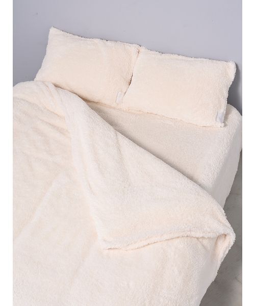 gelato pique Sleep(ジェラートピケスリープ)の「【Sleep】モコモコ ピローケース(寝具・レディース・オフホワイト/グレー/ピンク・F)」の11枚目の写真