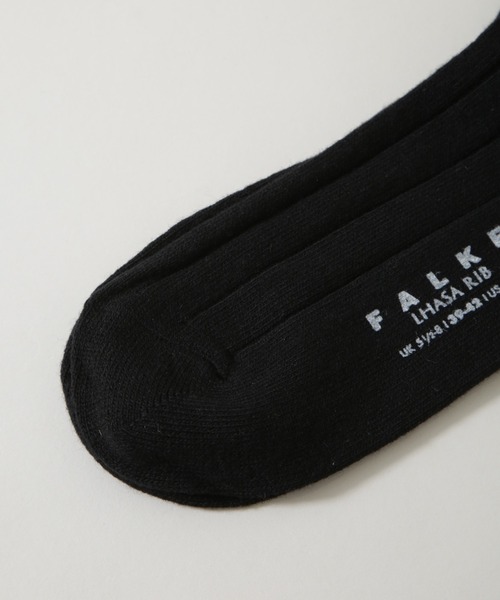 FALKE(ファルケ)の「FALKE/LHASA RIB Knee-High Socks(ソックス/靴下・メンズ・ブラック/チャコール/ブラウン・FREE)」の6枚目の写真