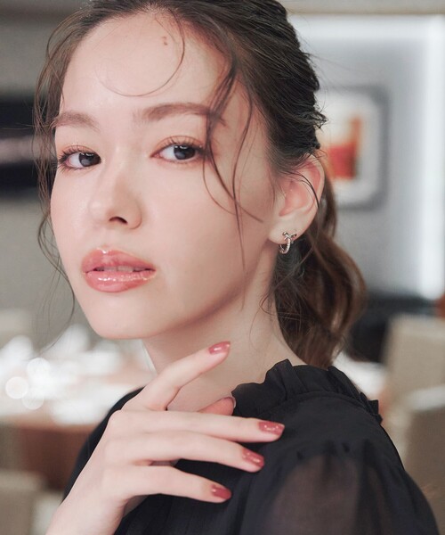 Tiaclasse(ティアクラッセ)の「【安田美沙子さん着用・金属アレルギー対応】リボンフープピアス(ピアス(両耳用)・レディース・シルバー/ゴールド・FREE)」の13枚目の写真