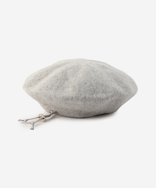 KIJIMA TAKAYUKI（キジマ　タカユキ）の「KIJIMA TAKAYUKI | ウール ベレー WOMEN（ハンチング/ベレー帽・レディース・ブラック/ライトグレー・F）」の5枚目の写真