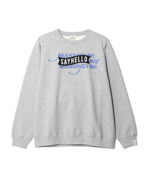 MANASTASH（マナスタッシュ）の「MANASTASH/マナスタッシュ　SAYHELLO SWEATSHIRTS　クルースウェット（スウェット）」