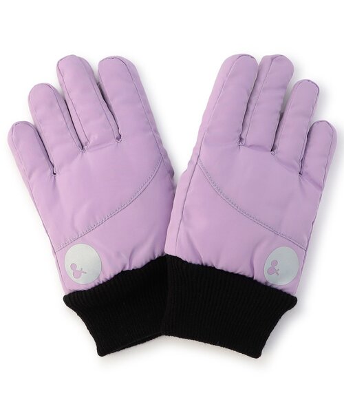 Ampersand（アンパサンド）の「【ジュニア対応】撥水あったか手袋（手袋・キッズ・エメラルド/ベージュ/チャコール/ラベンダー・95/120/140）」の4枚目の写真