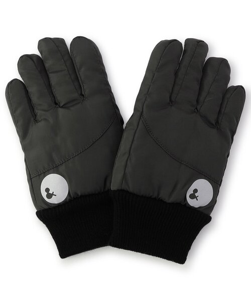 Ampersand（アンパサンド）の「【ジュニア対応】撥水あったか手袋（手袋・キッズ・エメラルド/ベージュ/チャコール/ラベンダー・95/120/140）」の2枚目の写真