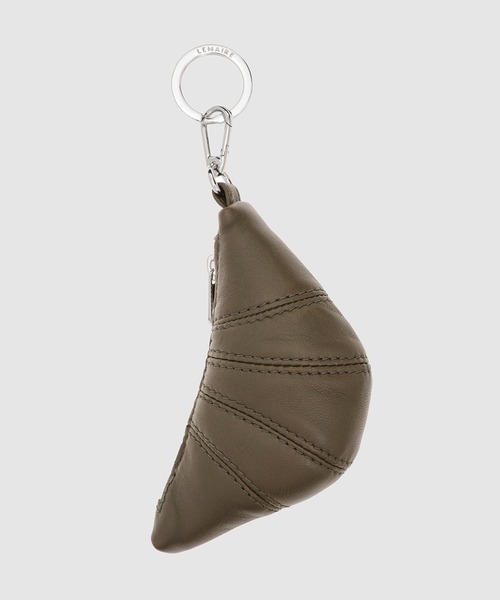 LEMAIRE(ルメール)の「MINI CROISSANT KEYRING(キーホルダー・メンズ・ブラック/カーキ/ブラック系その他/ブラウン・FREE)」の4枚目の写真