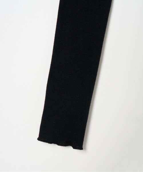 HELIOPOLE（エリオポール）の「【smooth skin series】CASHCOTTON TURTLE（Tシャツ/カットソー・レディース・アイボリー/ブラック/サックスブルー/ベージュ・38）」の7枚目の写真