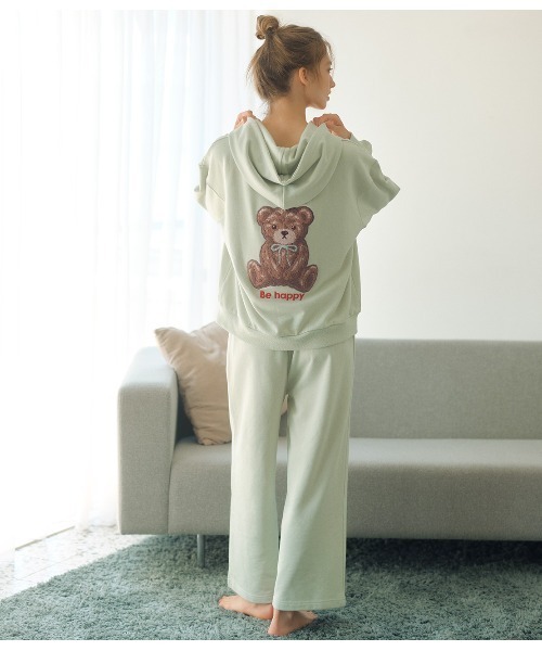 PEACH JOHN（ピーチジョン）の「くまスウェットパーカーセット（ルーム