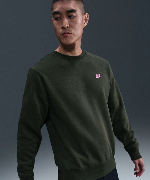 NIKE（ナイキ）の「ナイキ NIKE ナイキ クラブ BB ネオ バーシティ L/S クルー（その他トップス・メンズ・グレー/ダークグレー/ブラック・S/M/L/LL/3L）」の3枚目の写真
