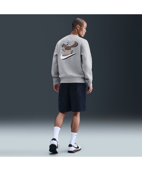 NIKE（ナイキ）の「ナイキ NIKE ナイキ クラブ BB ネオ バーシティ L/S クルー（その他トップス・メンズ・グレー/ダークグレー/ブラック・S/M/L/LL/3L）」の6枚目の写真