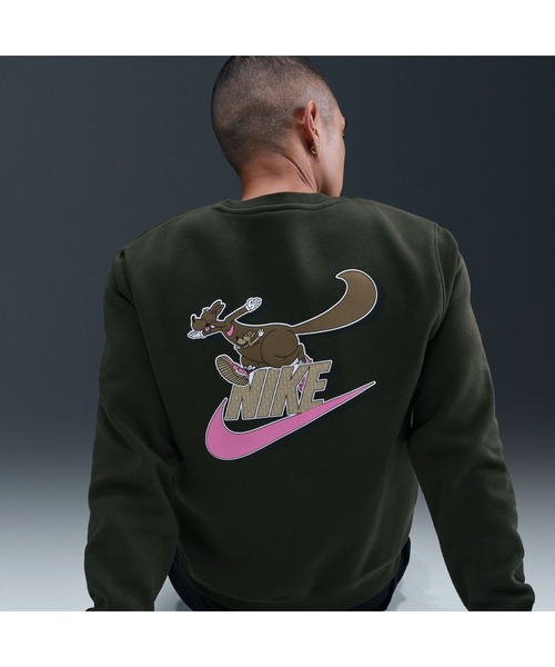 NIKE（ナイキ）の「ナイキ NIKE ナイキ クラブ BB ネオ バーシティ L/S クルー（その他トップス・メンズ・グレー/ダークグレー/ブラック・S/M/L/LL/3L）」の15枚目の写真