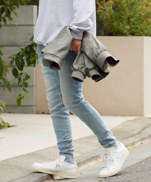 WP WESTPOINT(ダブルピーウエストポイント)の「WP WESTPOINT/ダブルピー ウエストポイントインディゴ ウォッシュ加工 イージー デニムパンツ 裾リブ(デニムパンツ・メンズ・ブルー・S/XS/M/L/XL/XXL)」の22枚目の写真