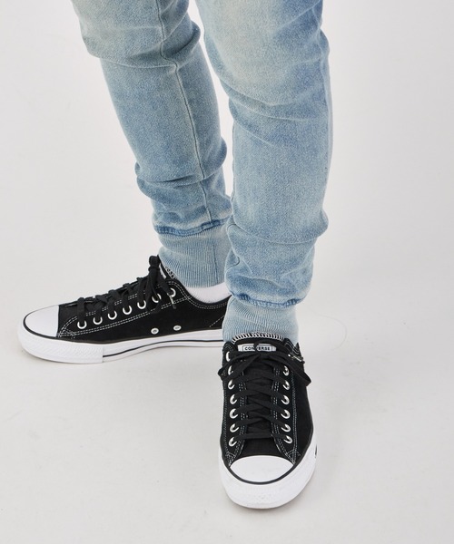 WP WESTPOINT(ダブルピーウエストポイント)の「WP WESTPOINT/ダブルピー ウエストポイントインディゴ ウォッシュ加工 イージー デニムパンツ 裾リブ(デニムパンツ・メンズ・ブルー・S/XS/M/L/XL/XXL)」の6枚目の写真