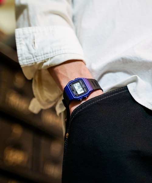 CASIO(カシオ)の「【RES】【CASIO(カシオ)】スタンダードデジタル 腕時計(デジタル腕時計・メンズ・ブルー/シルバー/グレー/カーキ/ゴールド・FREE)」の6枚目の写真