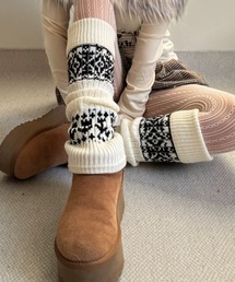 GLAMOROUS JANE（グラマラスジェーン）の「ノルディック柄ジャガードレッグウォーマー（レッグウォーマー）」