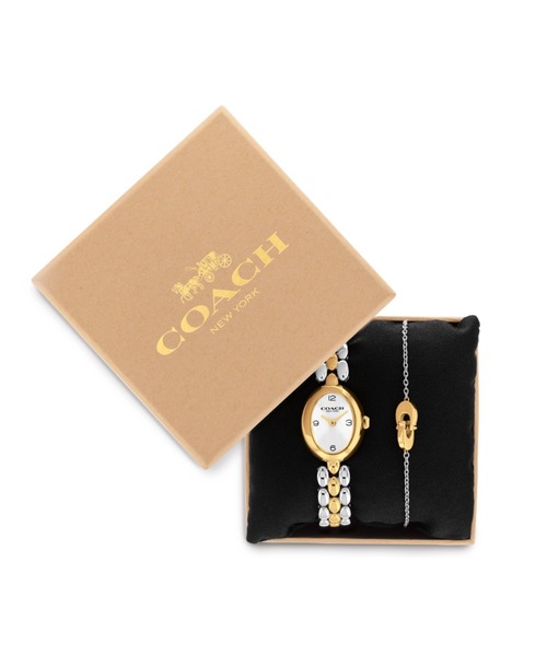 COACH(コーチ)の「【COACH】 コーチ SAMMY GIFT SET レディース ウォッチ(アナログ腕時計・レディース・ゴールド・FREE)」の1枚目の写真