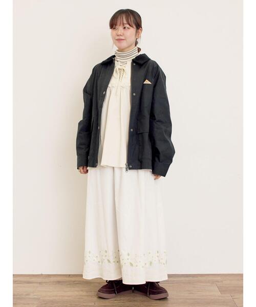 WEB限定】花柄刺繍ギャザースカート（スカート）｜Samansa Mos2