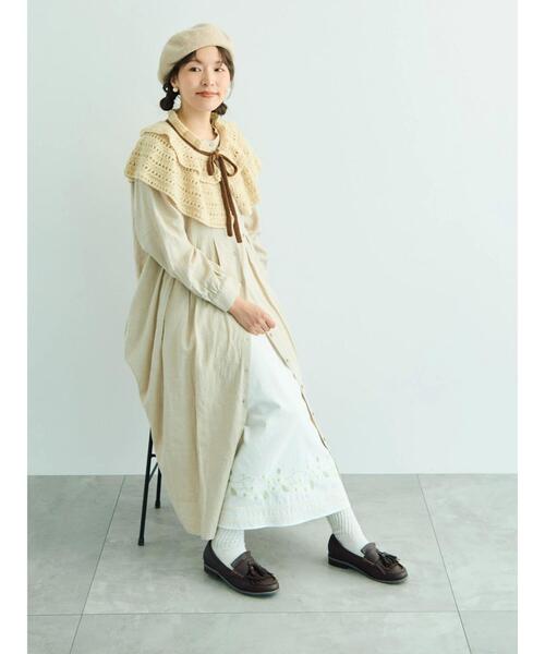 Samansa Mos2(サマンサ モスモス)の「【WEB限定】花柄刺繍ギャザースカート(スカート・レディース・モカ/ブラック/キナリ・F)」の22枚目の写真