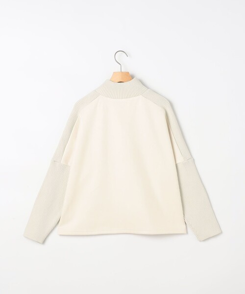 セール】《セットアップ対応》スエード×リブドルマンスリーブプル