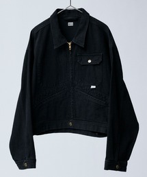 UNION HERCULES MADE（ユニオンヘラクレスメイド）の「【金子恵治 ×  UNION HERCULES MADE】ブラックデニムジップブルゾン（ブルゾン）」