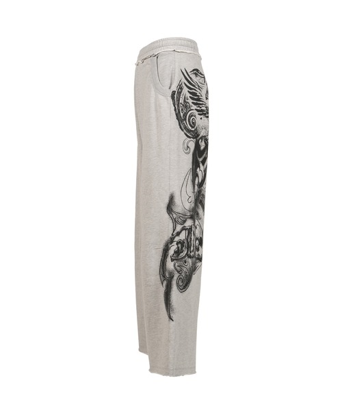 Jaded London(ジェイデッドロンドン)の「GREY GOTHIC PRINTED JOGGER(スウェットパンツ・メンズ・グレー・X-LARGE/MEDIUM/SMALL/X-SMALL)」の3枚目の写真